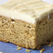 Banana Cake With Cream Cheese Frosting