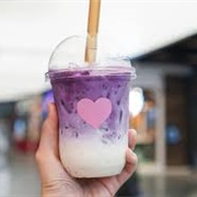 Iced Lavender Latte