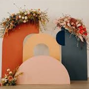 Graphic Wedding Backdrop