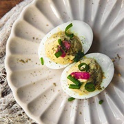 Yogurt Deviled Eggs