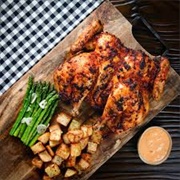 Spatchcock Chicken With Peri Peri Mayo