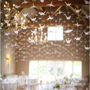 Origami Garlands as Decor