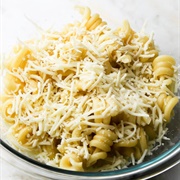 Pasta With Grated Mozzarella