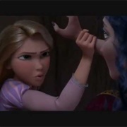 Rapunzel Standing Up to Mother Gothel