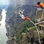 Bungee Jump of a Bridge