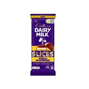 Vanilla Passionfruit Dairy Milk Slices