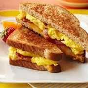 Bacon Scrambled Egg and Cheese Sandwich