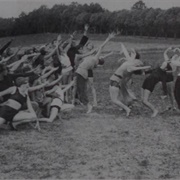 The Laban Dance Group at an Outdoor Rehearsal for Tannhäuser (Felix H. Man)