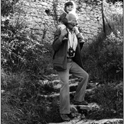 Henri Cartier-Bresson With His Daughter Mélanie (Martine Franck)