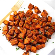 Cayenne Roasted Sweet Potato