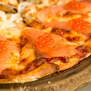 Salmon Roe Pizza