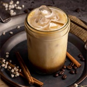 Iced Sunny Almond Vanilla Latte