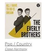 #14 All I Have to Do Is Dream by the Everly Brothers