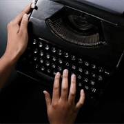 Typing on a Typewriter for School Projects