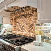 Brick Backsplash