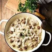 Turkey Stroganoff With Baby Onions