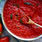 Tinned Tomato and Garden Pea Sauce