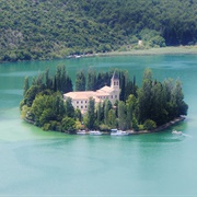 Visovac Monastery Church, Krka National Park, Croatia