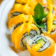 Sliced Mango Sushi