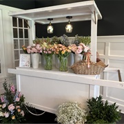 Flower Cart at Reception