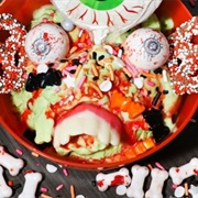 Candy Eyeball Cookie Sundae