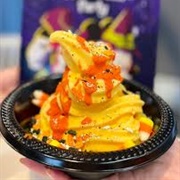 Candy Corn Cookie Sundae