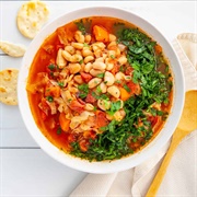 Black Bean, Cabbage, and Tomato Soup