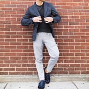 Athleisure Wear Mixed With Blazer