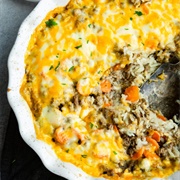 Marble Cheddar and Rice Casserole