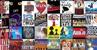 German, French and English Musicals I&#39;ve Seen