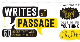 Writes of Passage: 50 Books That Will Change Your Life