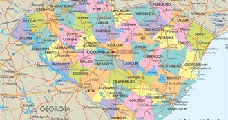 Largest Cities &amp; Seats of Every South Carolina County