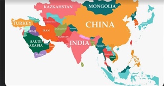 Countries in Asia Excluding Middle East