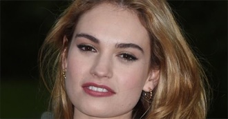 Lily James Filmography (March 2022)