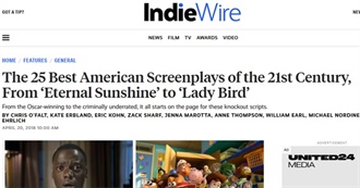 IndieWire - The 25 Best American Screenplays of the 21st Century