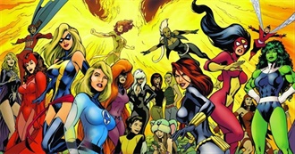 100 Female Superheroes