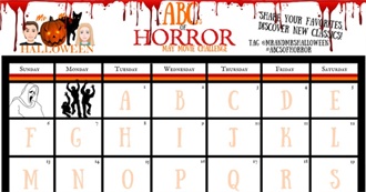 ABCs of Horror Movie Challenge [mrandmrshalloween]