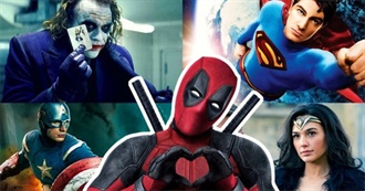 A Comprehensive List of All the Superhero Films (As of BOY 2022)