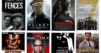 Denzel Washington on Screen - How Many Have You Watched?