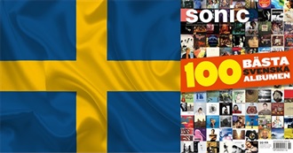 Tidningen Sonic: 100 B&#228;sta Svenska Albumen.