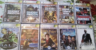 All Original Xbox NTSC Platinum Hits