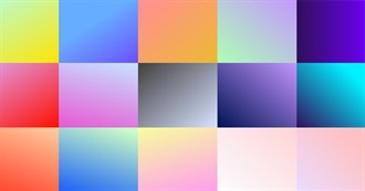 Color Gradients on Book Covers