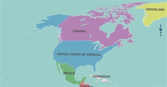 Landmarks of North America (Excluding the US)