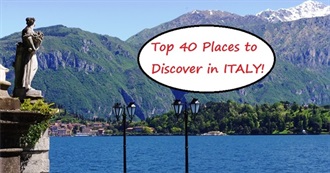 Top 40 Places to See in Italy