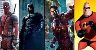 100 Amazing  Superhero Movies