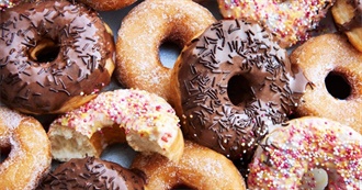 Random List of 14 Doughnuts