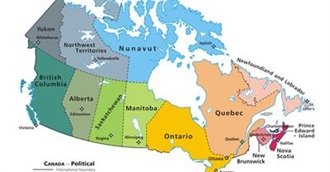 Provinces Visited in Canada