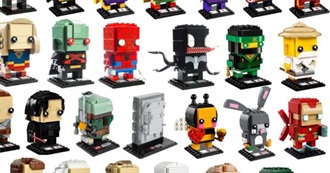 List of Released LEGO Brickheadz (August 2018)