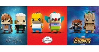 List of Released LEGO Brickheadz (October 2018)