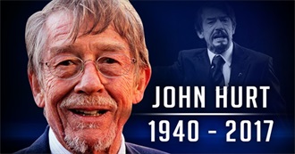 John Hurt Filmography (2018)